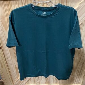 George Deep Teal Crew Neck Tee